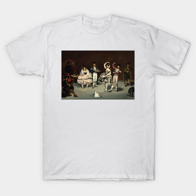 Spanish Ballet by Edouard Manet T-Shirt by Classic Art Stall